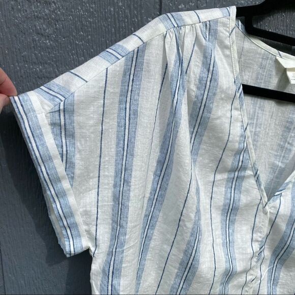 H&M Logg Lagenlook Pullover Striped Blouse - Picture 11 of 16